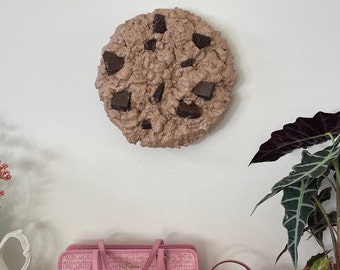 BIG COOKIE | Chocolate Chip Cookie Wall Art | Giant Cookie | Whimsical Maximalism Art | Gave Me Cookie Got You Cookie | New Girl | Nick Mill