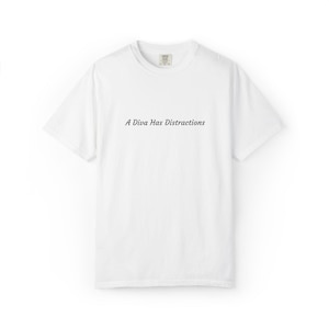 ADHD - A Diva Has Distractions T-shirt | Embroidered Script Tee