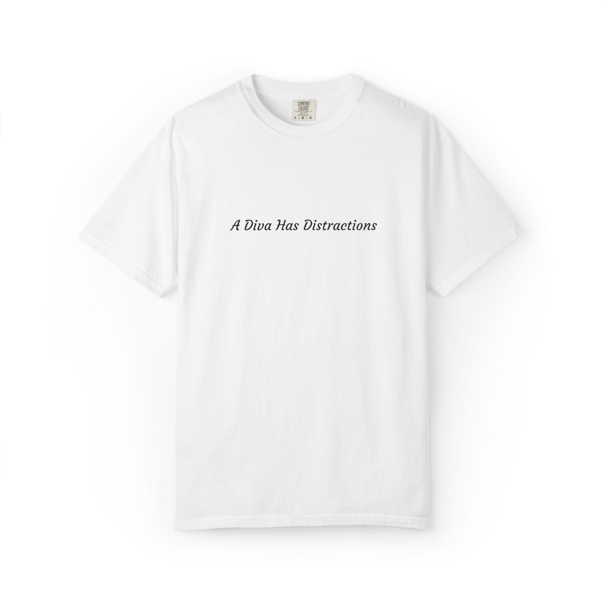 ADHD - A Diva Has Distractions T-shirt | Embroidered Script Tee - Etsy