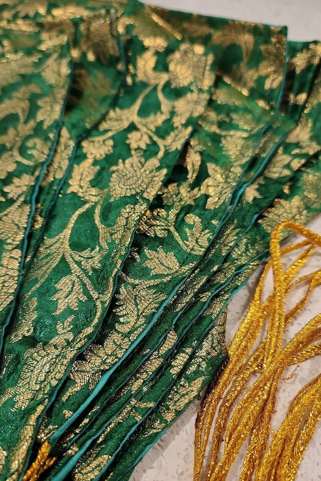 Afghan Henna Night Guest Henna Wraps green and Gold Etsy