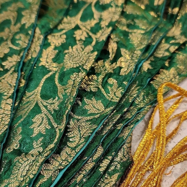 Afghan Henna Night Guest Henna Wraps (Green and Gold)