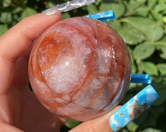 Fire Quartz sphere
