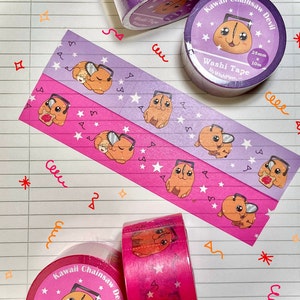 Kawaii Kettensäge Teufel Washi Tape 2er Set Pochita