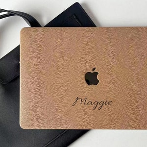Khaki Vegan Leather MacBook Case For M4 Air 13 2025 A2681 Pro 13 A2338 Pro 14 15 16 M3 Air 15 A3114 2024 Air 15&quot; Laptop Case For him