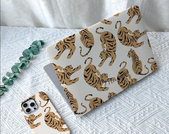 Cool tiger New MacBook M4 Air 13 2022 Cover #A2681 Pro 13 A2338 Pro 14 15 16 M3 Air 11 15 A3114 2024 Laptop Case Gifts For Tiger lovers