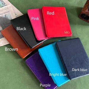 Gepersonaliseerde leren Kindle-hoes Geheel nieuw Kindle 6,8"-hoesje 2021 paperwhite 2022-hoesje paperwhite 6-inch hoesje Kindle 10e 11e generatie E-boekomslag