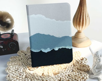 Oil on Waves iPad Case For Air 4 2022 Apple Pencil Holder, iPad 10.2" 9.7" 10.5" 2022 iPad Pro 12.9'' 2021 iPad 10 Mini 5 6 Unique Gifts