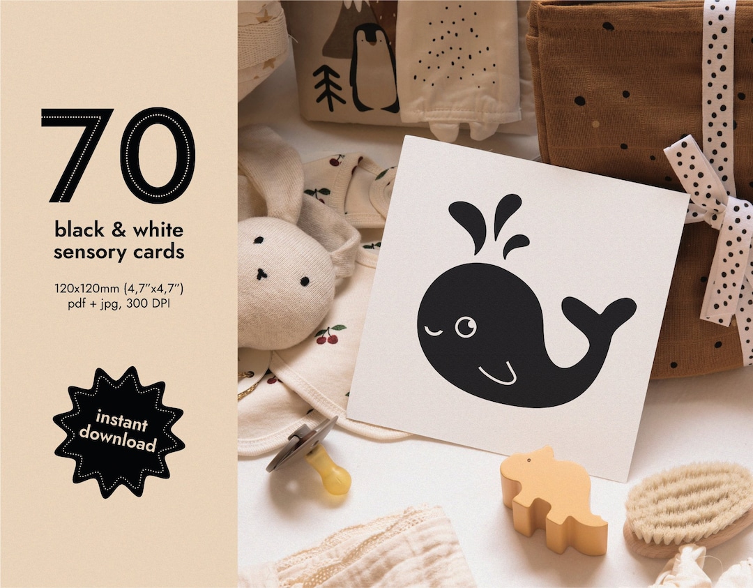 Tarjetas Estimulacion Bebe De A Meses 60 Tarjetas Sensoriales