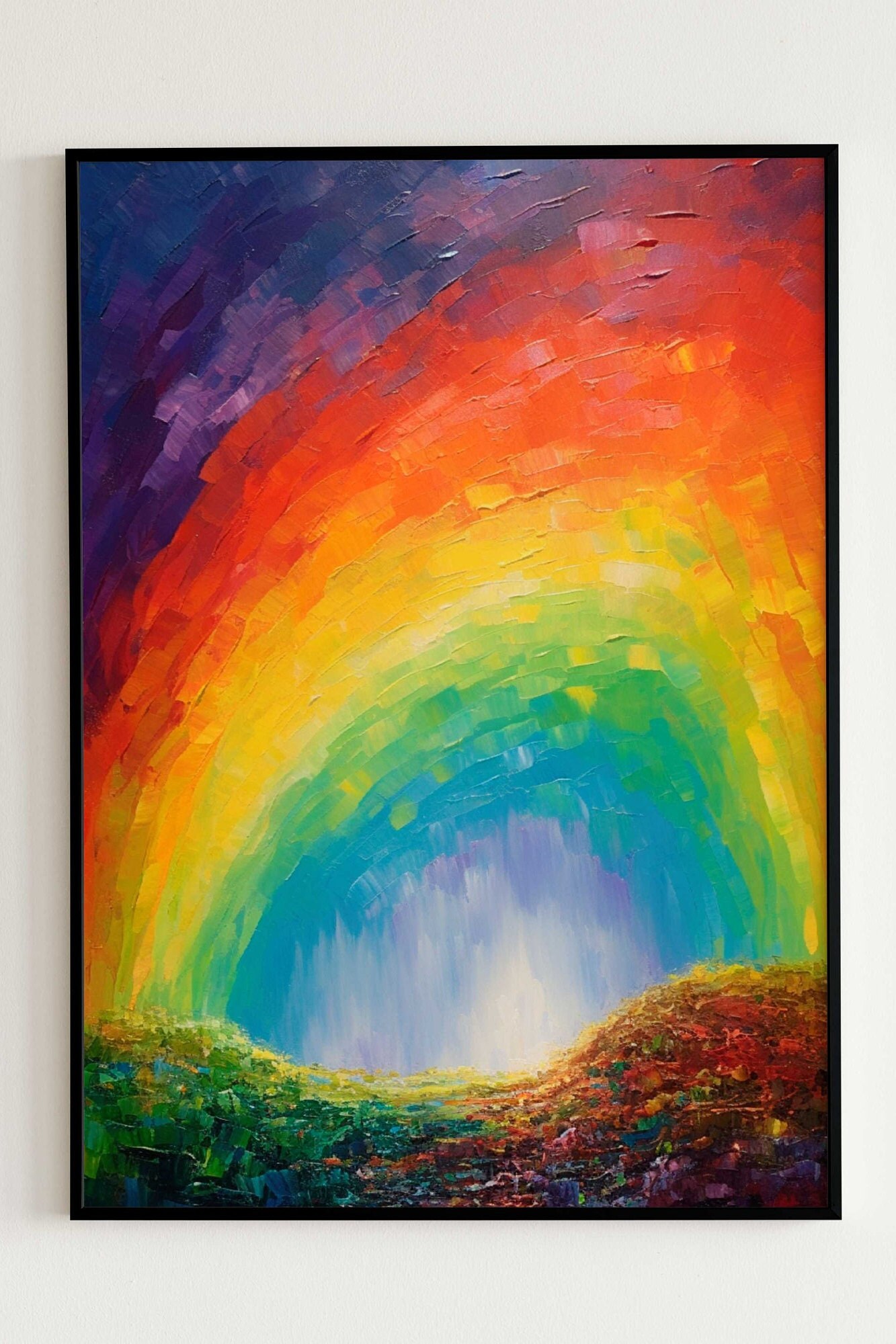 Capturing the Magic of Nature: Breathtaking Rainbow Paintings to Brighten  Your Space - Etsy