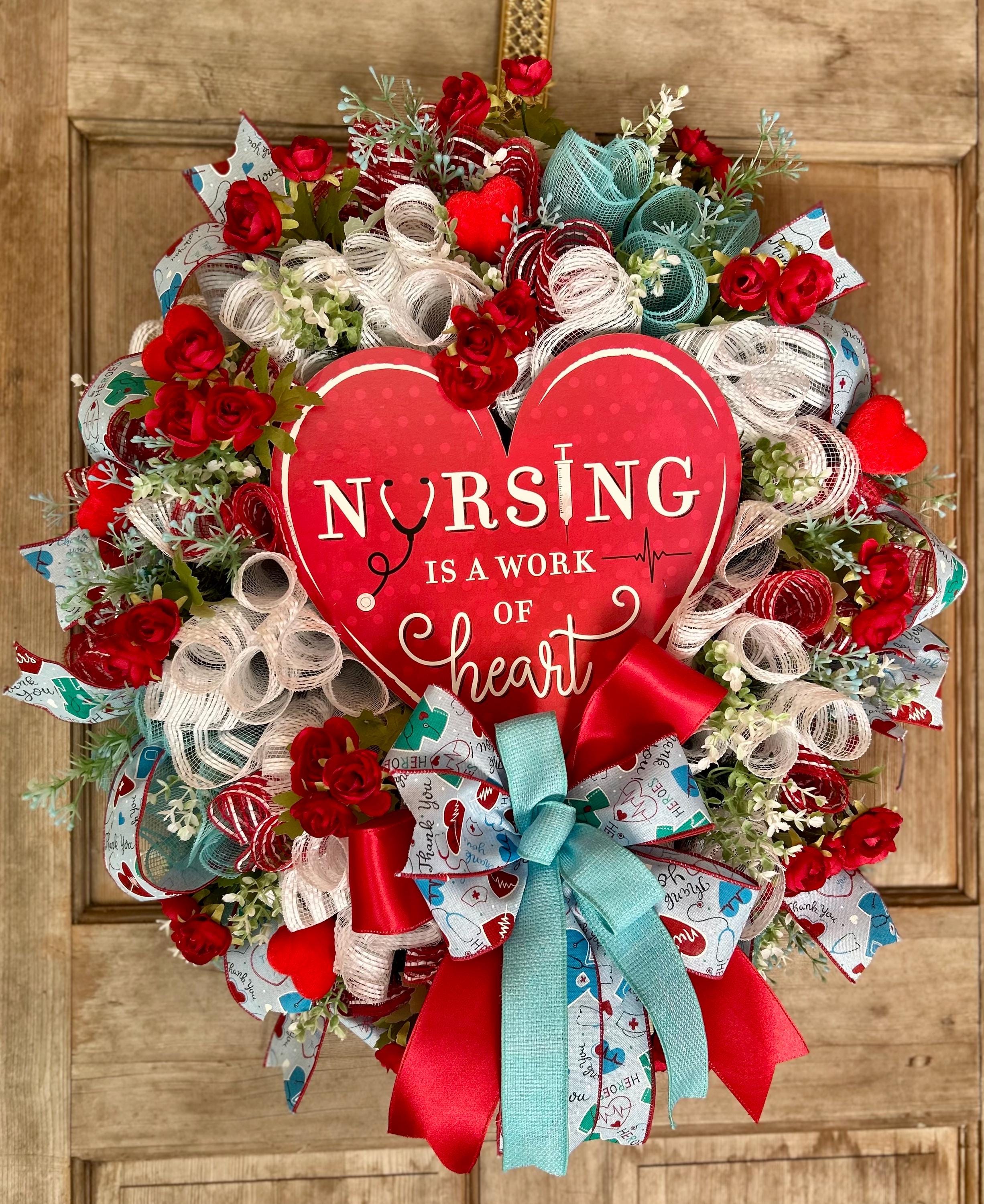 Nurse Wreath - Etsy, image size:2452x3000