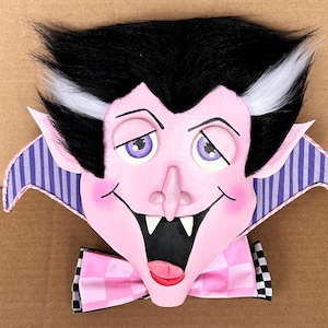 Bite Me Wreath Attachment, Halloween Wreath Attachment, Wreath Attachment, Pink Wreath Attachment, Pink Dracula Wreath Attachment