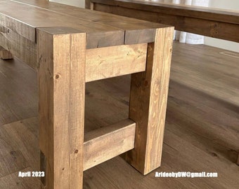 Planos: banco moderno minimalista