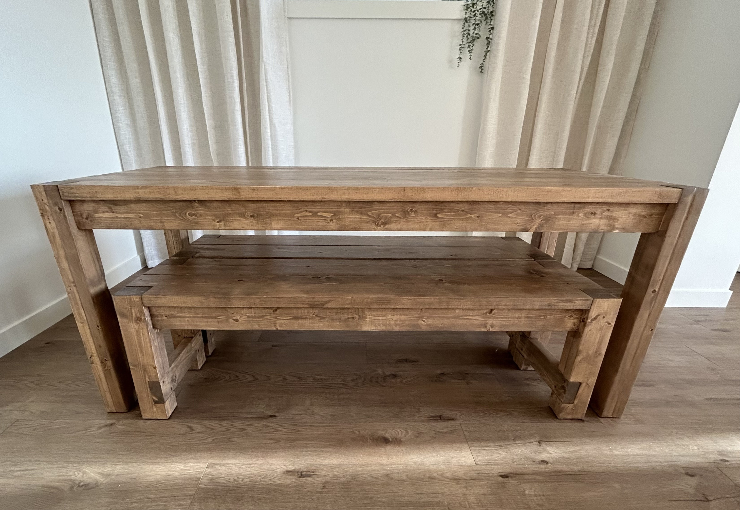 Plans: Minimalist Modern Bench - Etsy - Free Diy Minimalist Bench Plans