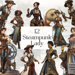 Steampunk Lady Art 