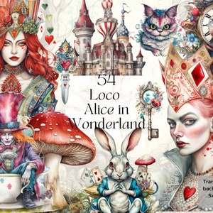Steampunk Alice in Wonderland Junk Journal Pages, Junk Steampunk Alice in Wonderland Junk Journal Pages, Junk