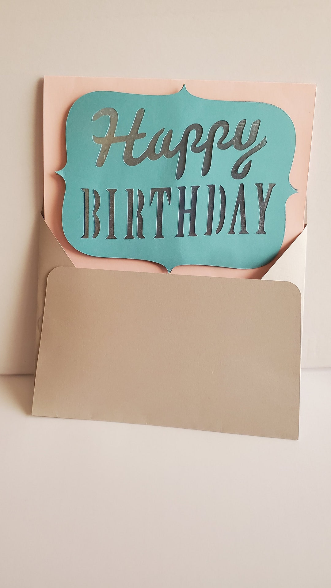 Personalized Happy Birthday Card Paper Cut Card - Etsy