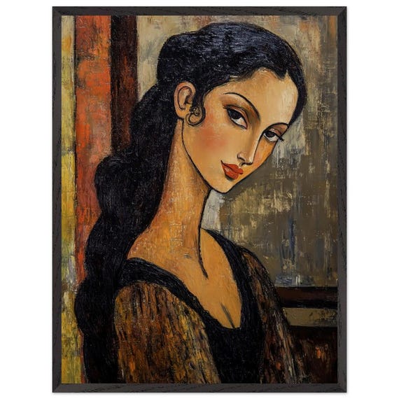 女性の肖像 版画 限定版 79/100 版画 女性の肖像 8/100 女性の肖像