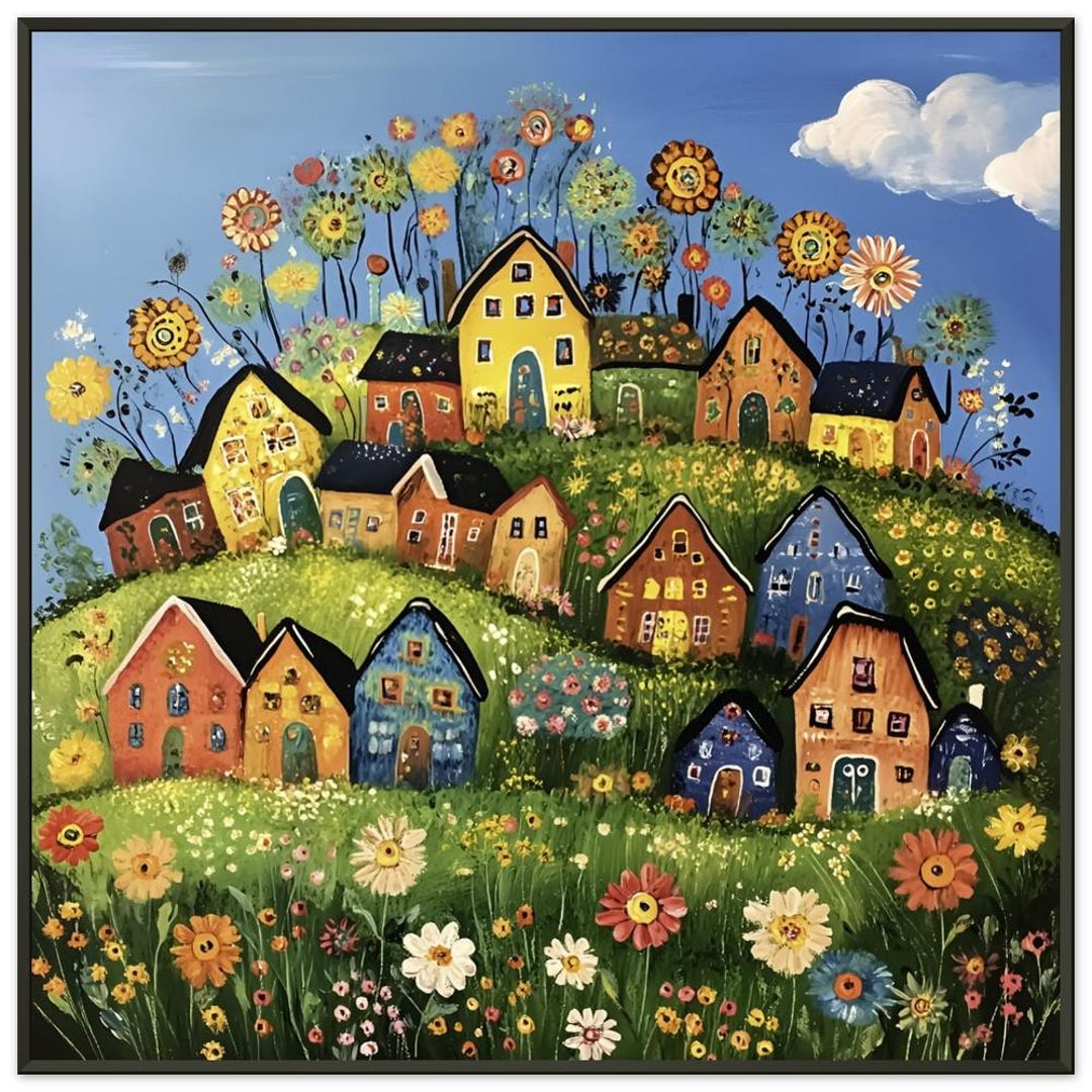 STUNNING アート・デザイン・音楽 HOUSES Village Art Sonora rainbow-coloured imagine visualisers Architectural アート・デザイン・音楽