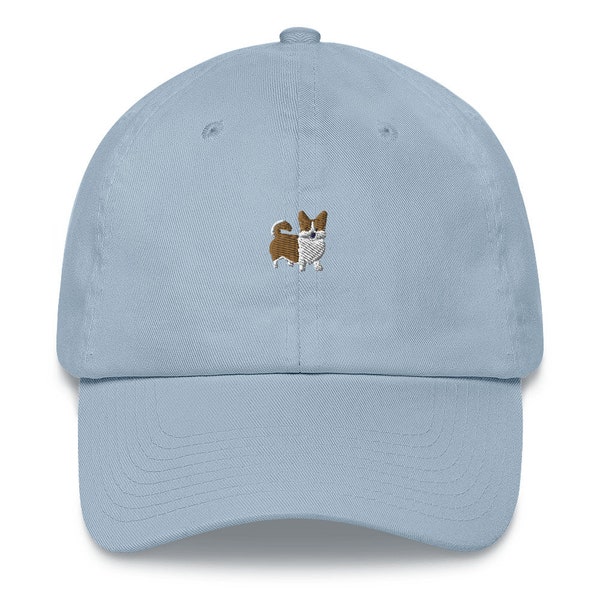 Corgi Dog Dad/Mom Hat, embroidered baseball cap