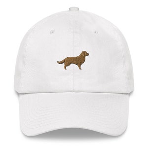 Dark Golden Retriever Dog Dad/Mom Hat, embroidered baseball cap