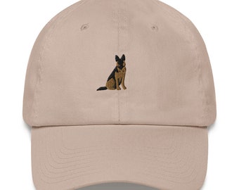 Sombrero de papá perro pastor alemán, gorra de béisbol bordada
