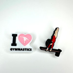 Gymnast shoe charm - gymnastic accessories - fun Charmitz charms - unisex gift idea - sporty accessories - gym charm - tumble charms