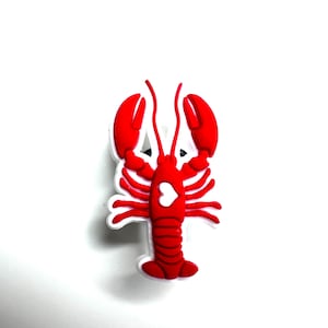 Lobster Shoe Charm: Funky Seafood Clog Accessory