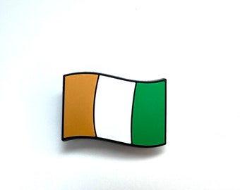 National flags Charm - Ireland flag - Irish flag charm - Northern Ireland clog accessories - fun clog charms - Charmitz charms - Uk gift