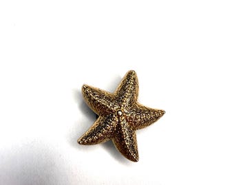 Minimal StarfishShoe Bag Charms Metal Clog Accessories Crustacean Sealife Beach Gift Surf Summer Holiday Accessory Unisex Minimalistic Era