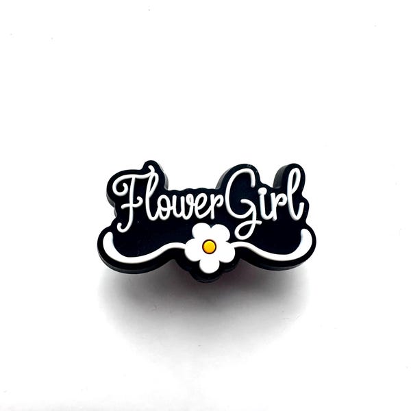 Flower Girl Shoe Charm: Bridal Party Clog Accessory