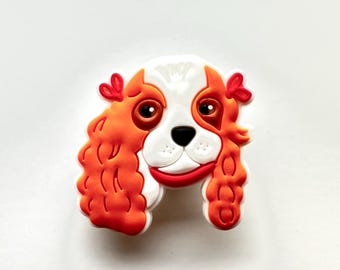 Dije de zueco King Charles Spaniel - Accesorio para zapatos de perro Blenheim