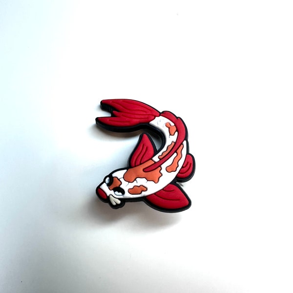 Koi carp Style Shoe Charms - fish style carp clog accessories salamander gifts birthday Father’s Day Mother’s Day Easter pond life