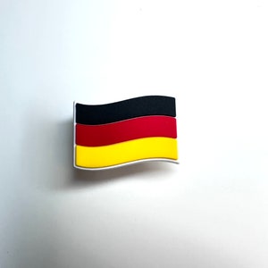 Germany flag Charm - European flag charm - National flag clog accessories - fun clog charms - Charmitz charms - EU gift - German charm