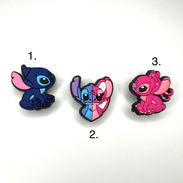 Stitch and angel croc charm Etsy.de