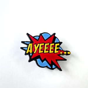 Pingente de sapato Ayeee - acessório escocês para sapatos - pingentes de boas vibrações - ideia de presente positiva - pingente de sapato divertido - acessórios para tamancos - ideia de presente engraçada