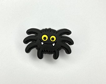 Spider Clog Charm: PVC Shoe Clip - Bug Clog Accessory