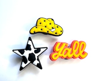 Cowgirl Shoe Charm: Howdy Clog Accessory - Rodeo Style