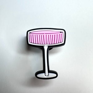 Prosecco Clog Charm: Alcohol Shoe Clip, Party Accessory