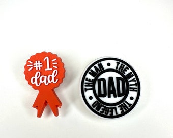 Dad Shoe Charm Dad The Legend Birthday gift idea Father's Day Clog accessories grandad presents grandpa shoe accessory dad appreciation gift