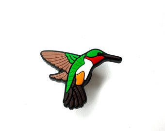 Hummingbird Shoe Charm: Wildlife Clog Accessory Avitourism Bird Watching Gift Ideas Birding