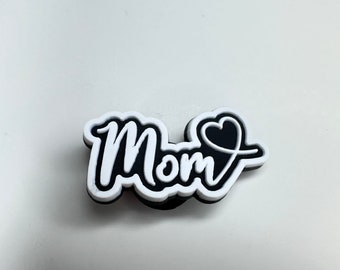 Mum charm - mom grandma shoe accessory - positive gift idea - love charm - clog accessories - family shoe charms