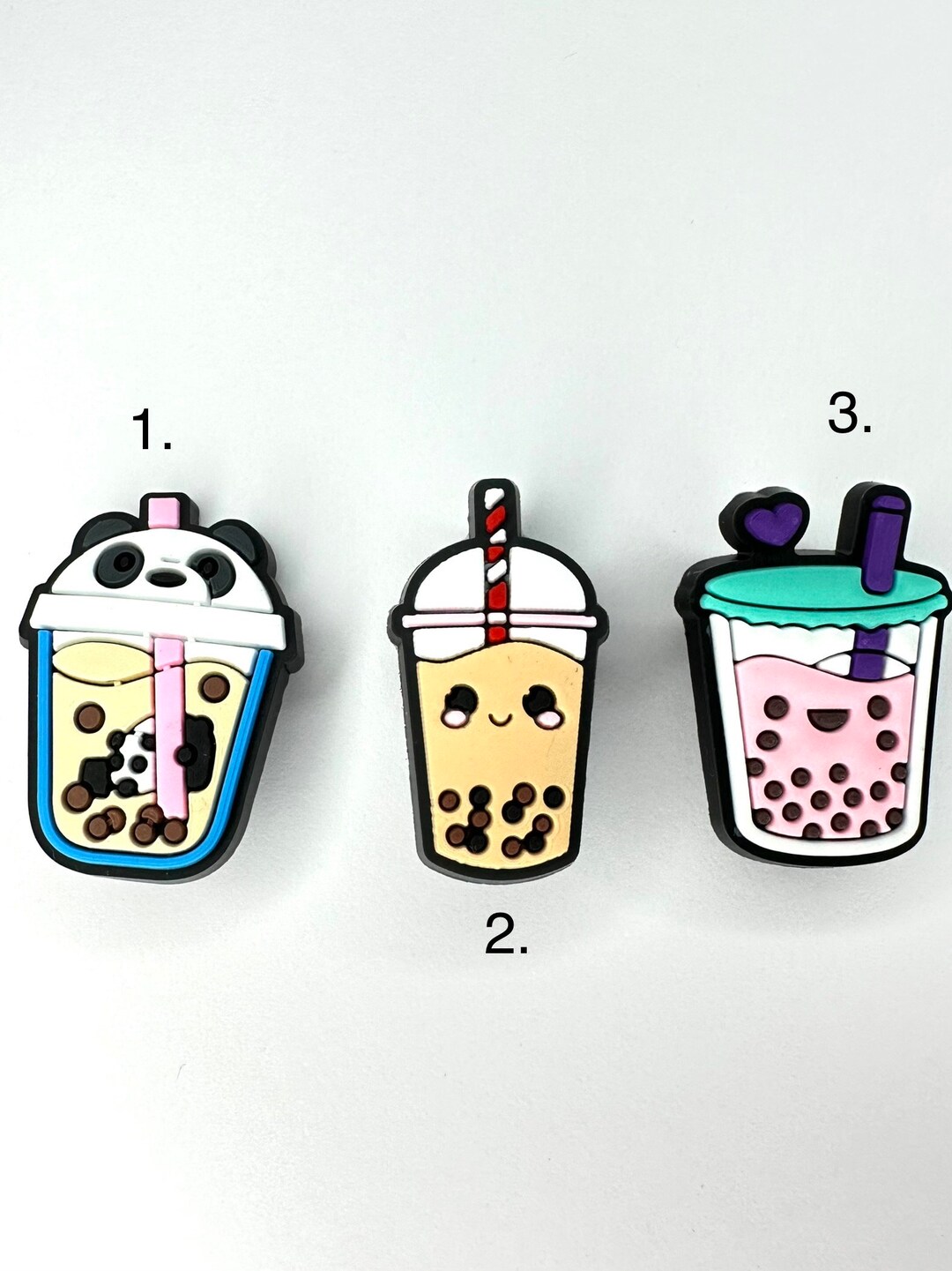 Bubble Tea Croc Charms Boba Tea Iced Coffee Crocs Etsy UK