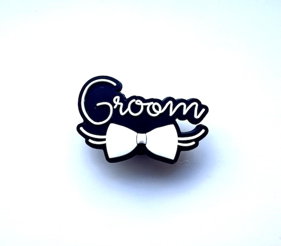 Groom Shoe Charm: Wedding Clog Accessory