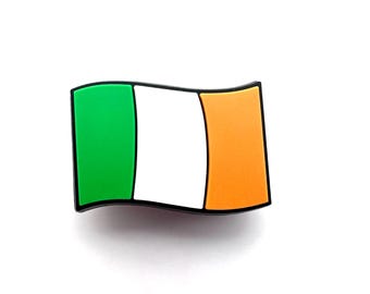 Irish Flag Clog Charm - Ireland Shoe Accessories