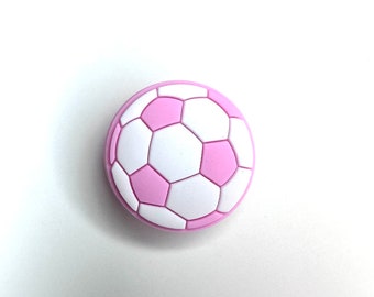 Colgante rosa para zuecos de fútbol: accesorio para zapatos de fútbol