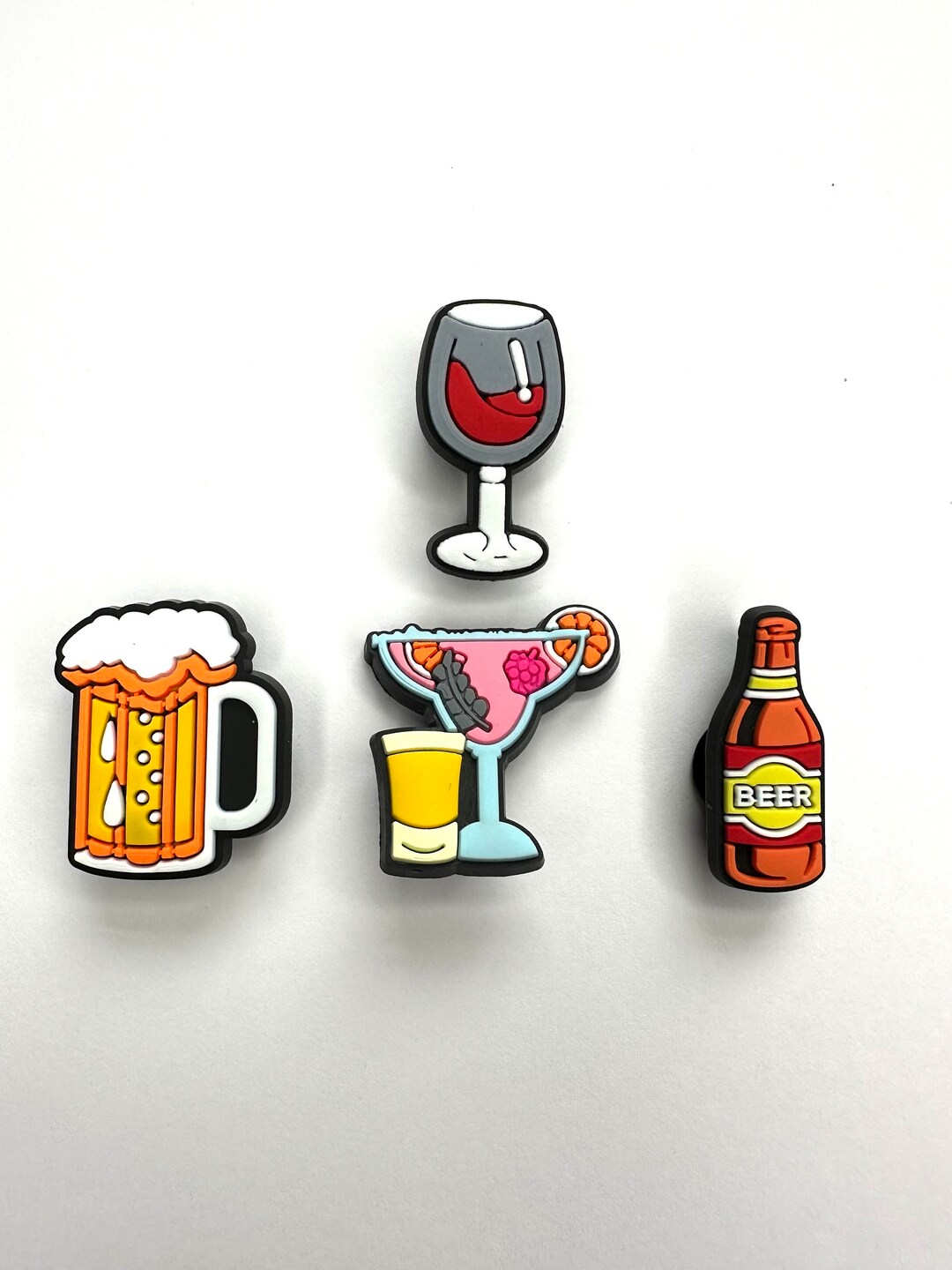 Alcohol Style Clog Charm - Cocktail Shoe Charm - Beer Mug Shoe Charms ...