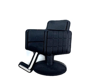 Barber Chair Shoe Charm: PVC Clog Accessory