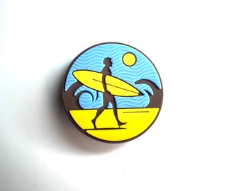 Surfing Shoe Charm: Beach Clog Clip - Outdoors Accessory