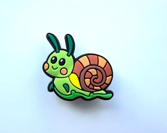 Snail Shoe Charm: Garden Clog Accessory