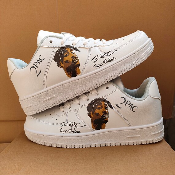 Zapatilla 2Pac personalizada Tupac Zapatos pintados a mano
